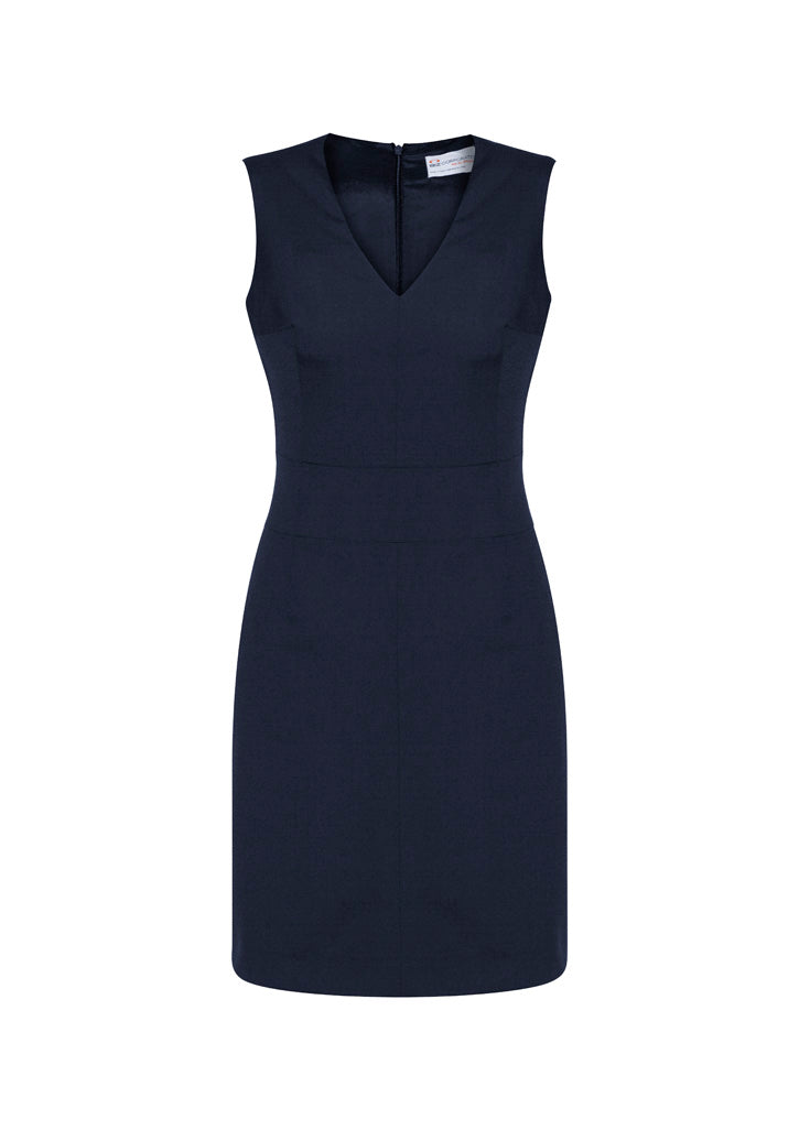Cool Stretch Womens Sleeveless V-Neck Dress