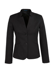 Cool Stretch Womens Short Jacket with Reverse Lapel
