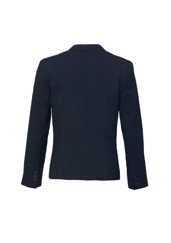 Cool Stretch Womens Short Jacket with Reverse Lapel