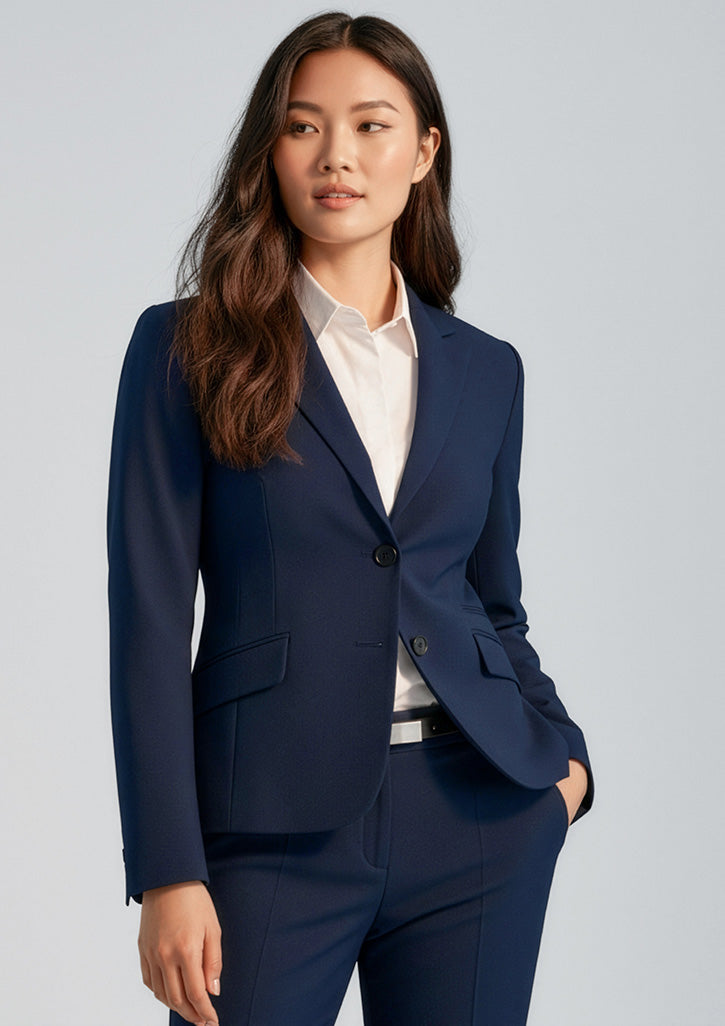 Cool Stretch Womens 2 Button Mid Length Jacket