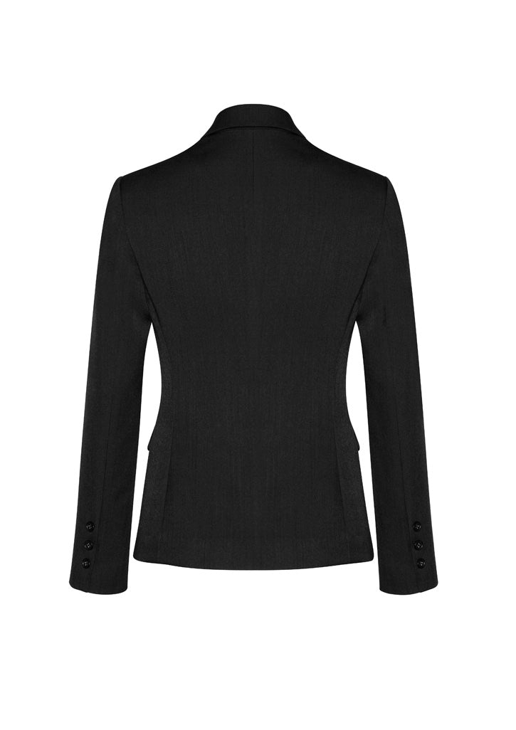 Comfort Wool Stretch Womens 2 Button Mid Length Jacket