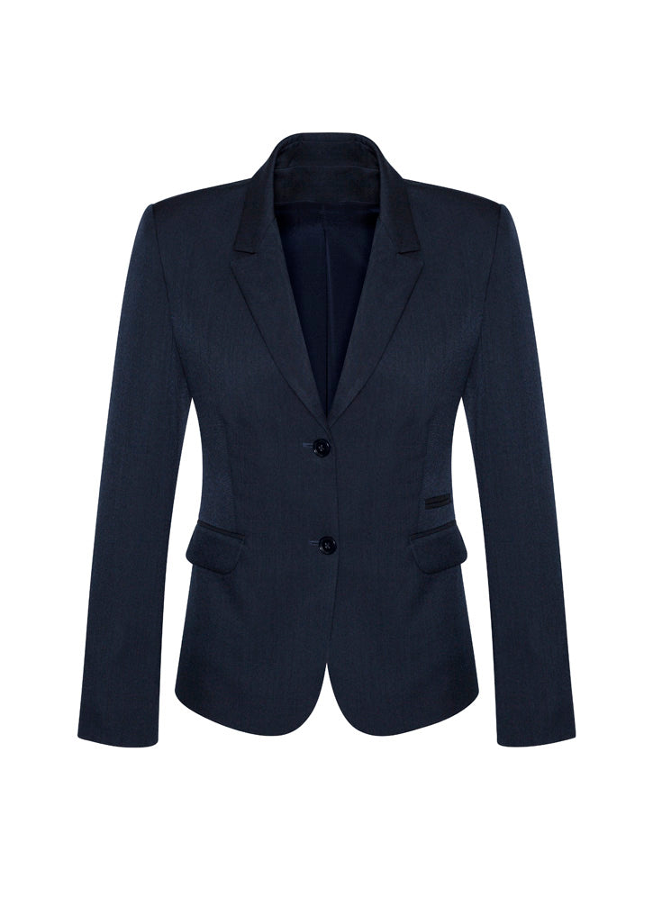 Comfort Wool Stretch Womens 2 Button Mid Length Jacket
