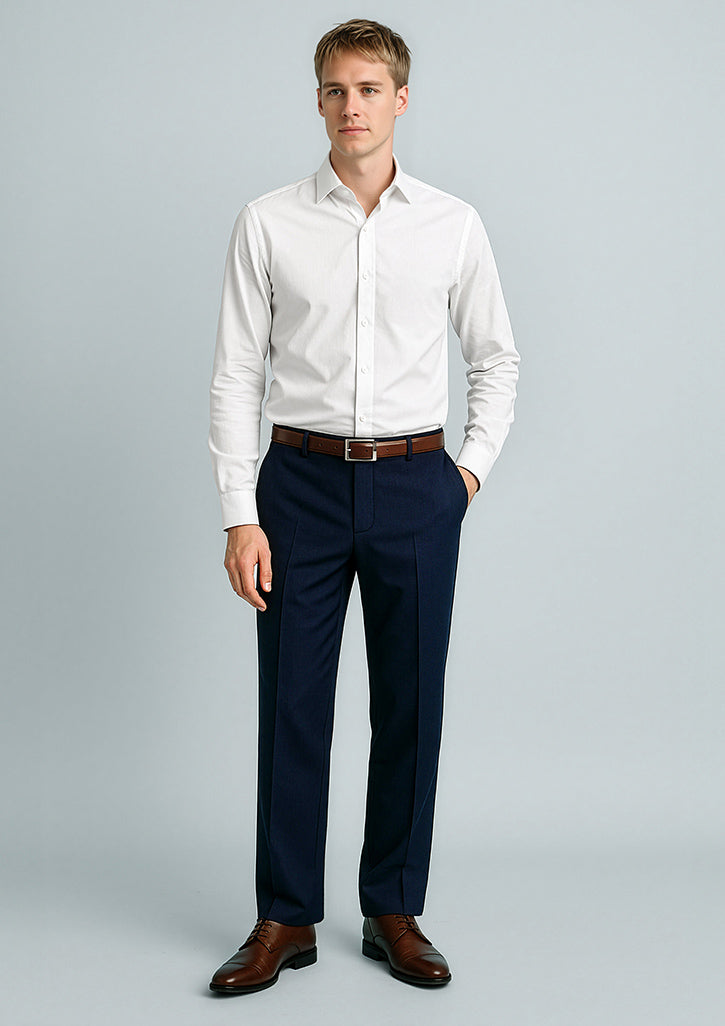 Cool Stretch Mens Flat Front Pant (Stout)