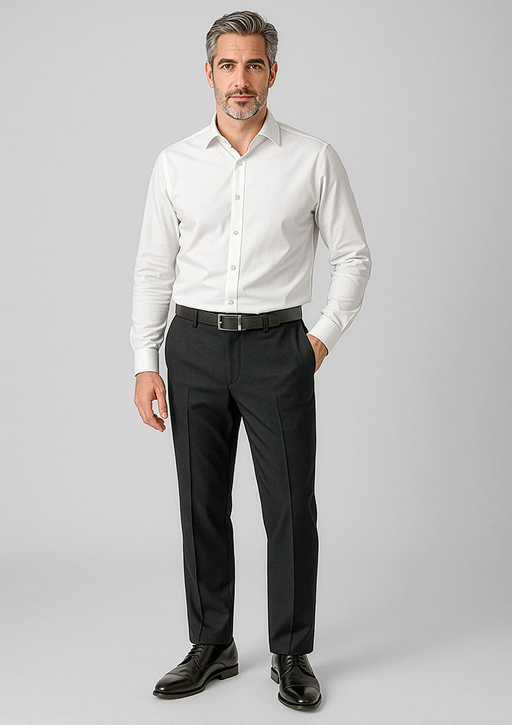 Comfort Wool Stretch Mens Adjustable Waist Pant