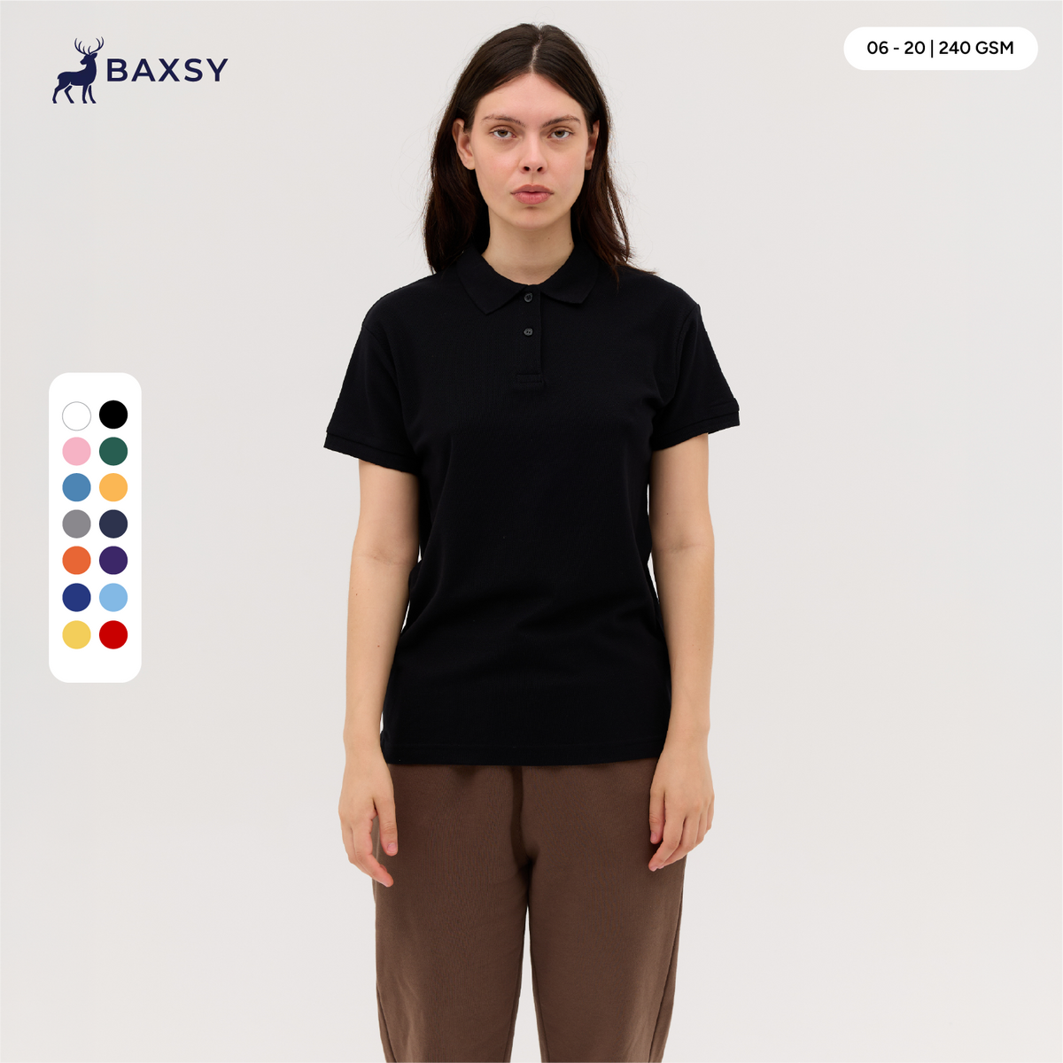BAXSY1007 Women's Prime/Delta Polo