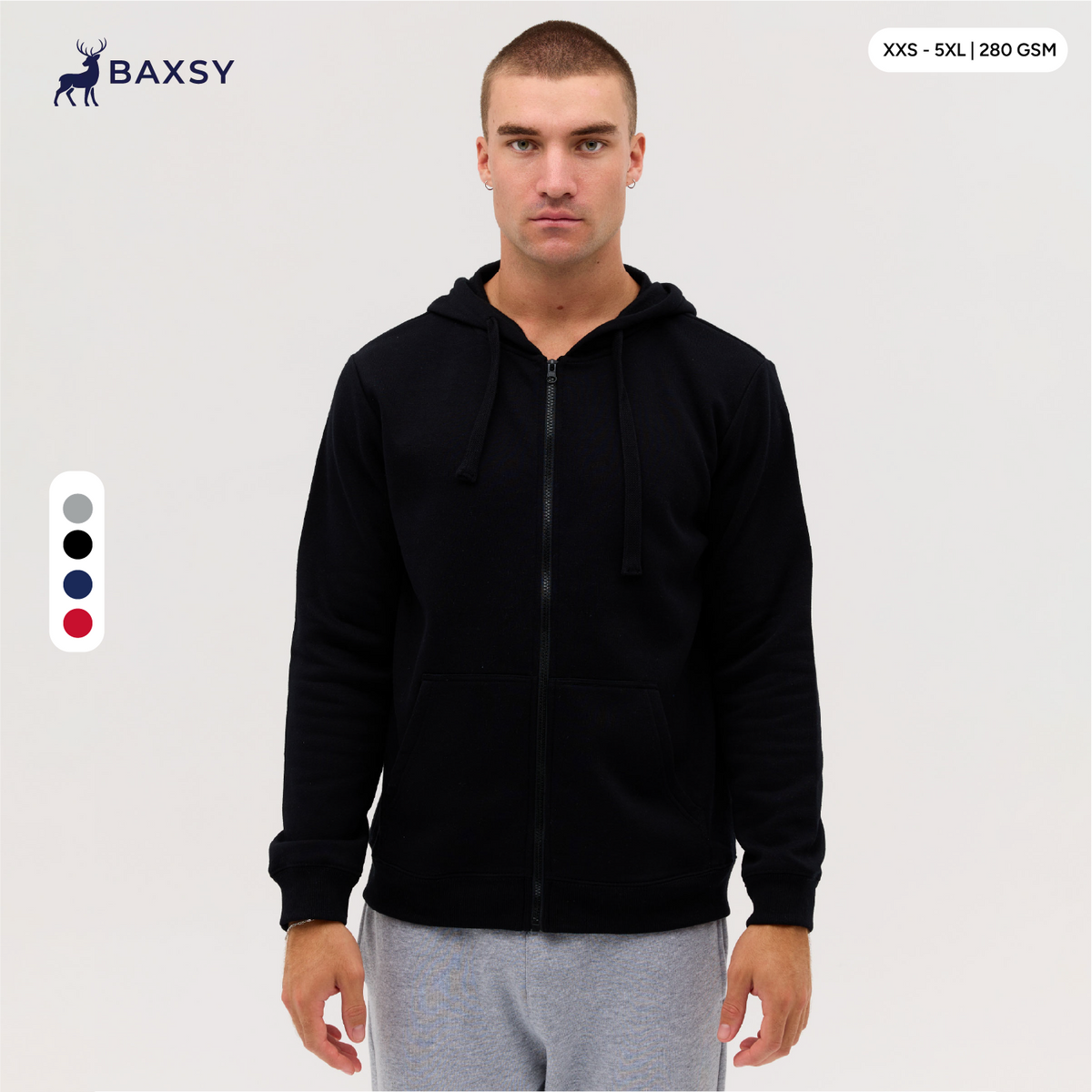 BAXSY505 Celtic Zip Hood