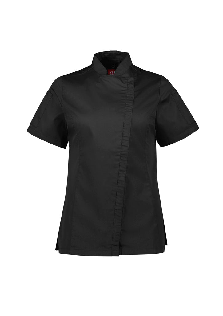 Alfresco Womens Short Sleeve Chef Jacket