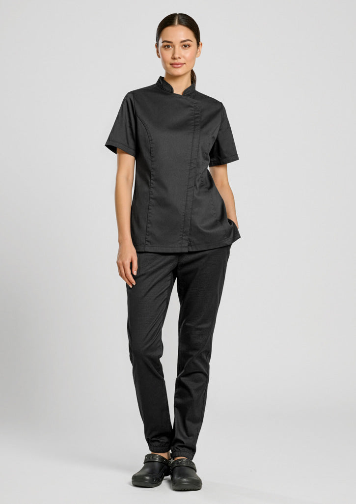 Alfresco Womens Short Sleeve Chef Jacket