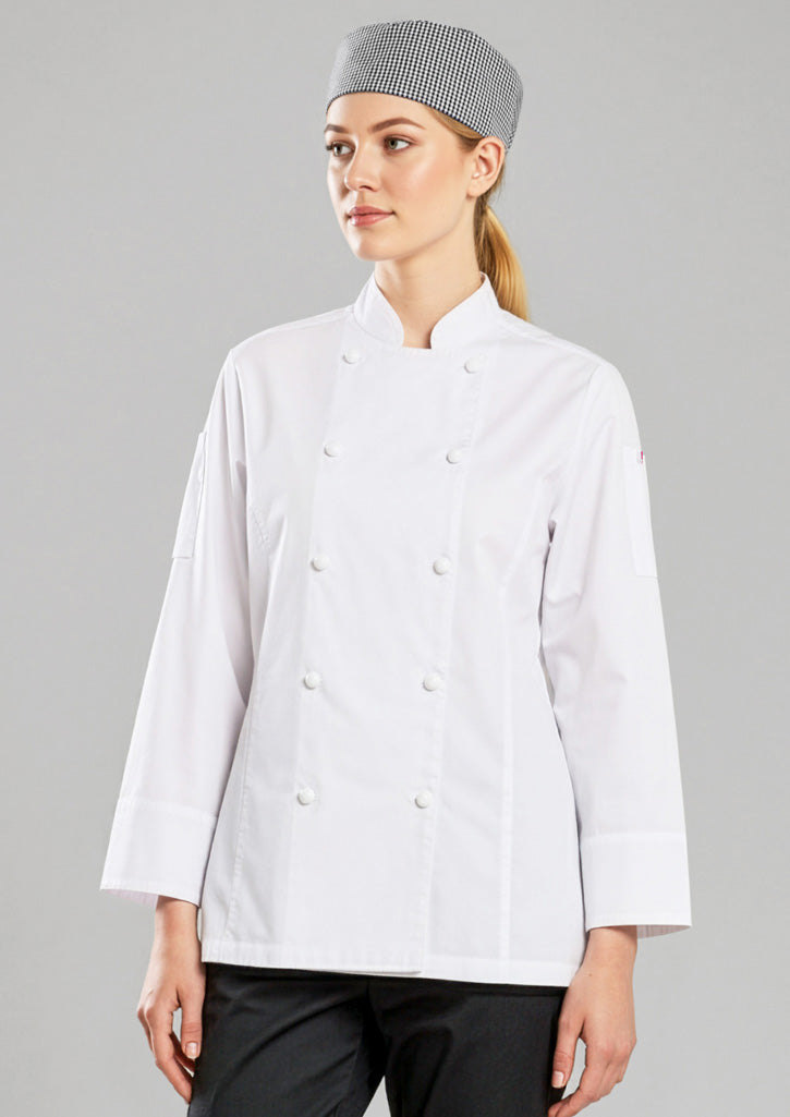 Gusto Womens Long Sleeve Chef Jacket
