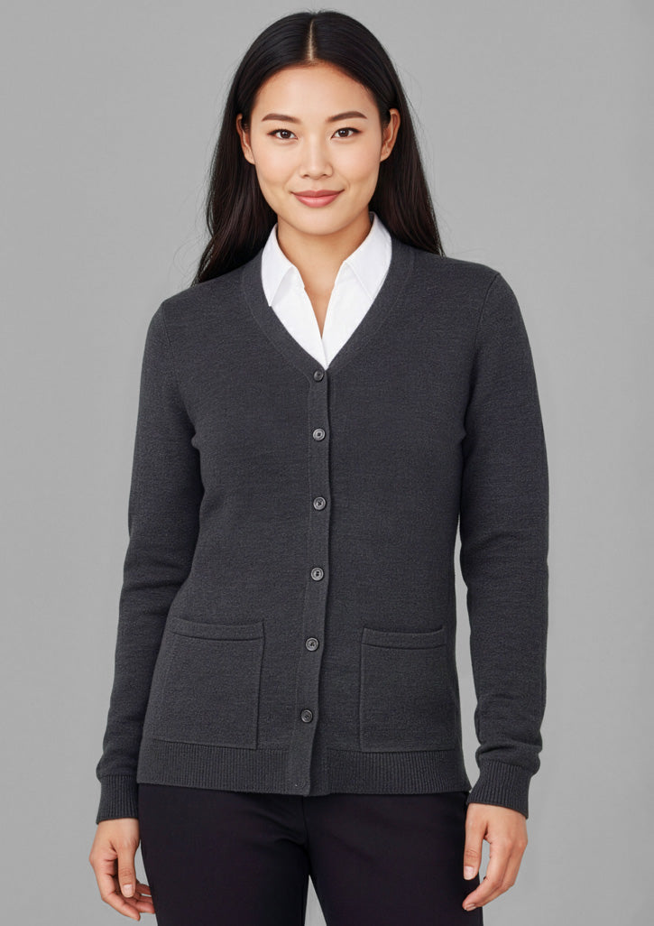 Button Front Womens Knit Cardigan