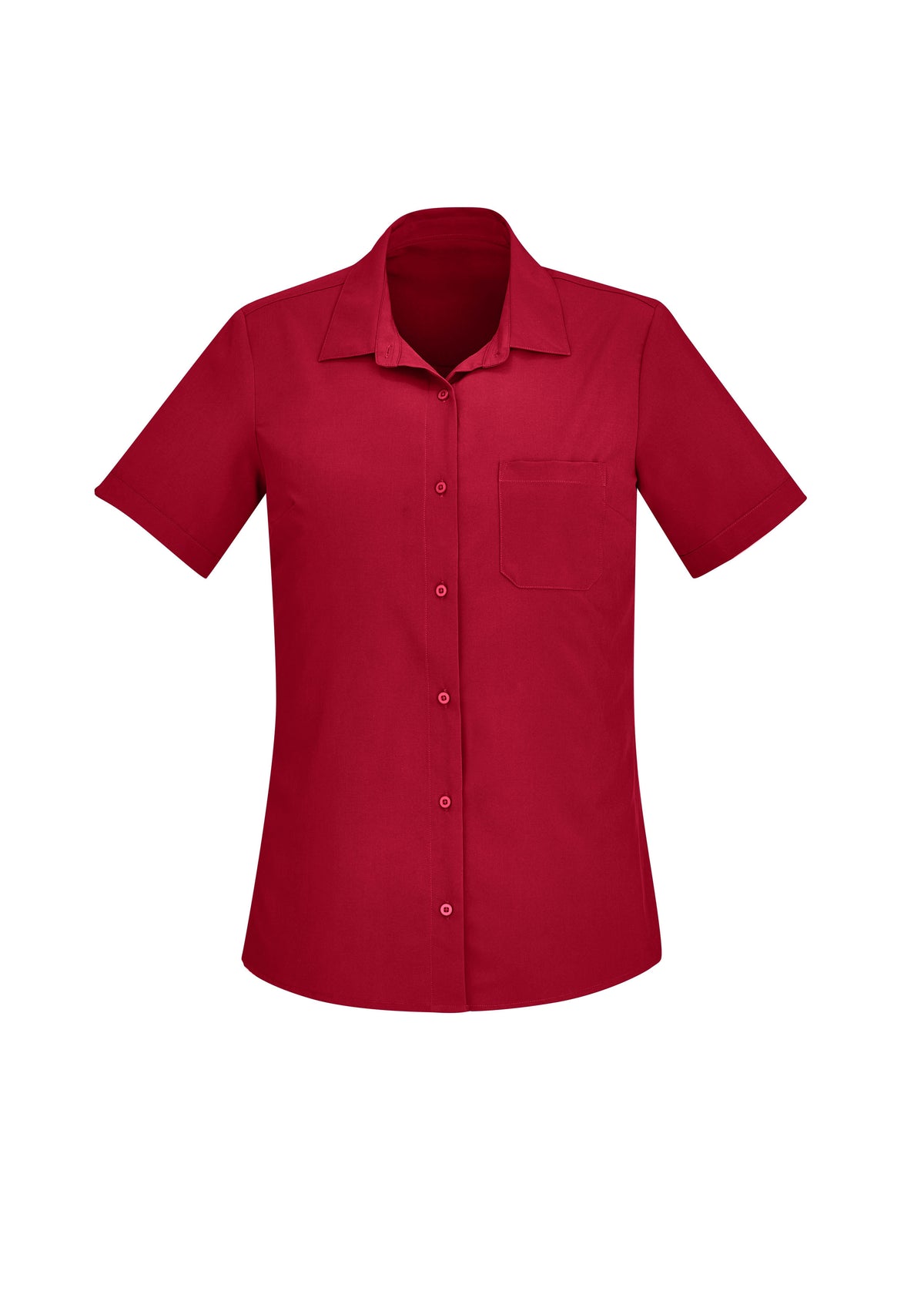 Florence Womens Plain Short Sleeve Shirt