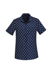 Florence Womens Daisy Print Short Sleeve Shirt