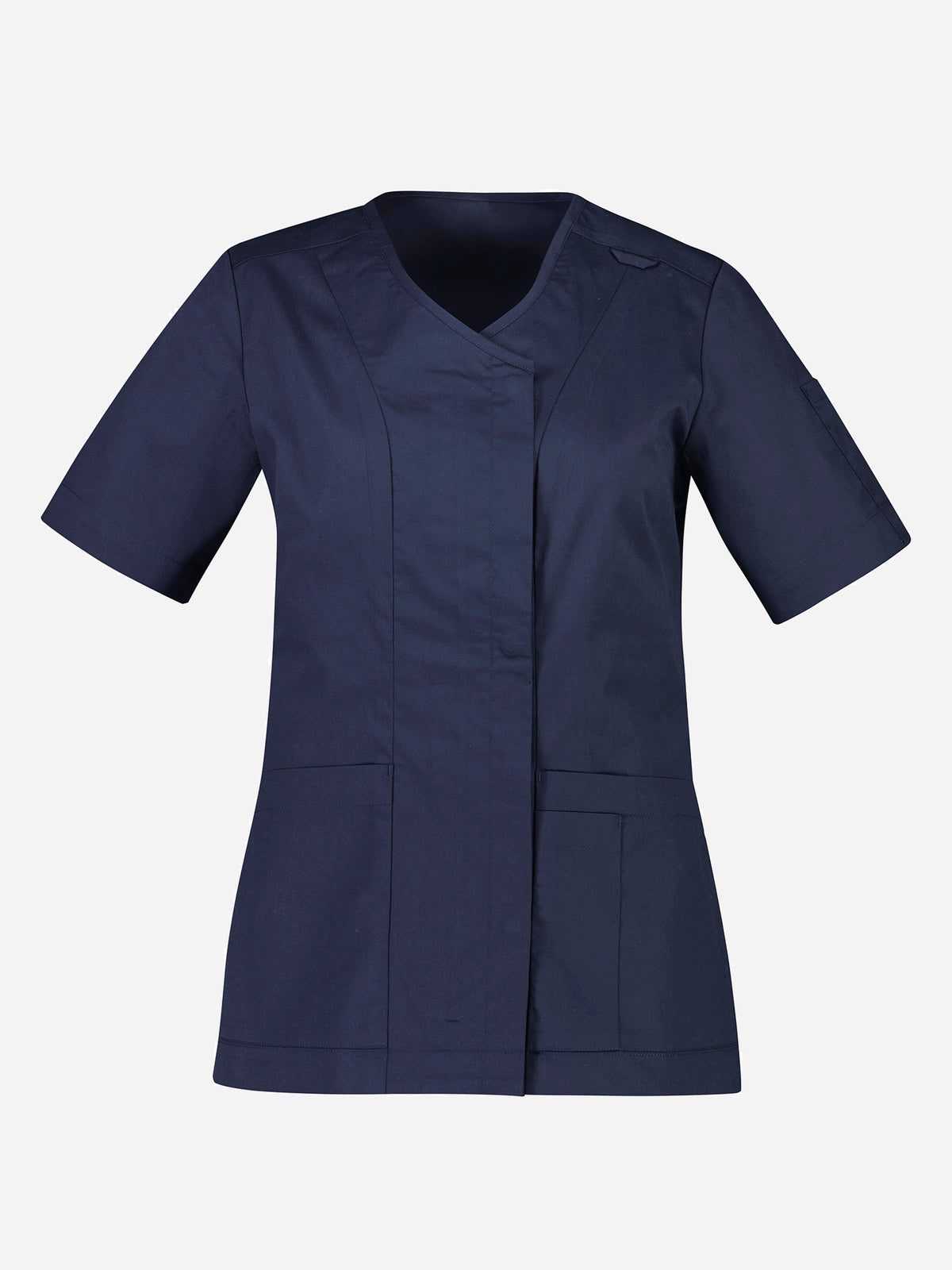 Parks Womens Zip Front Scrub Top