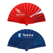 RPET Foldable Fan with Coloured Ribs