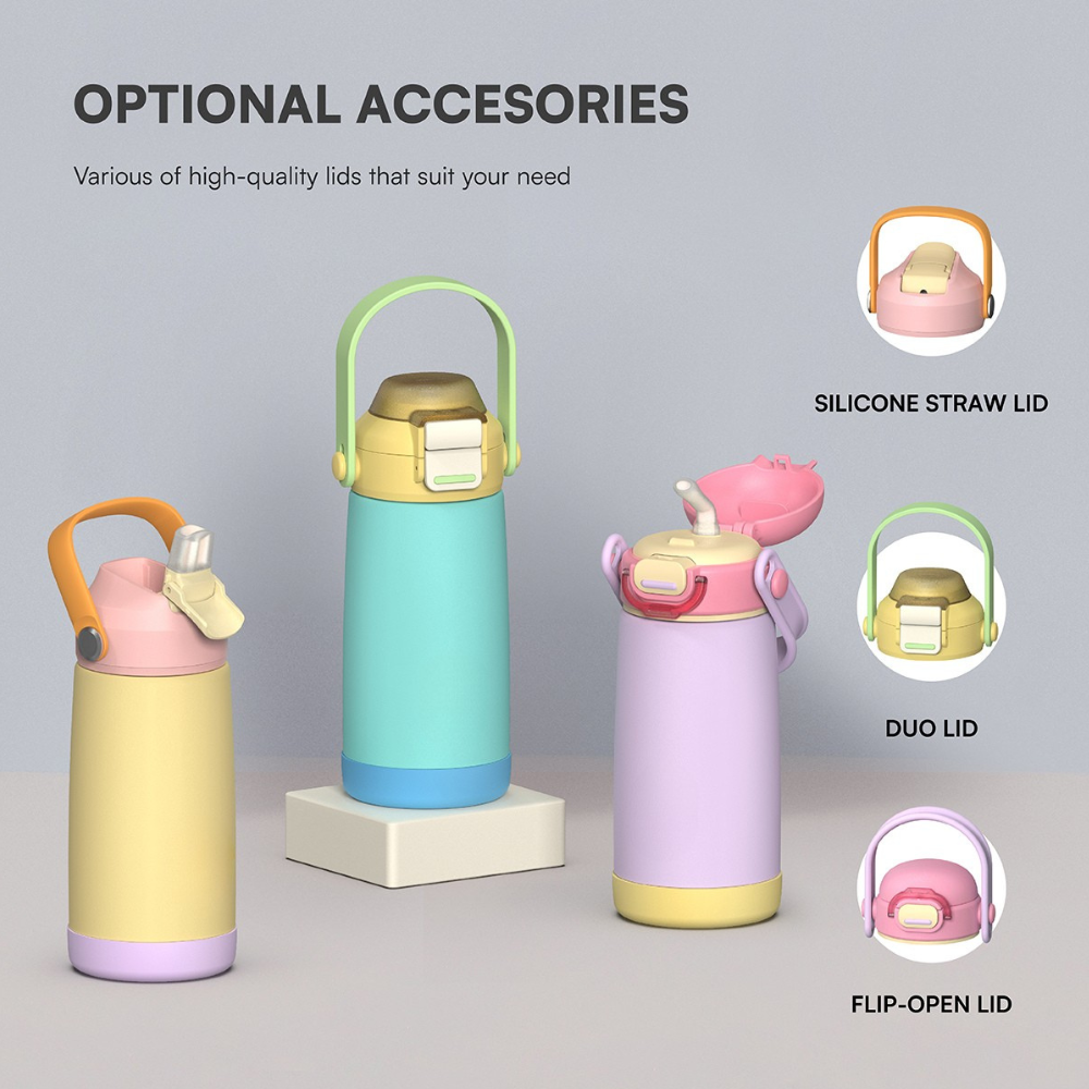 IG264 Pulse 350ml Stainless Steel Kids Metal Bottle