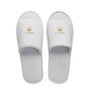 Crown Open Toe Hotel Slippers