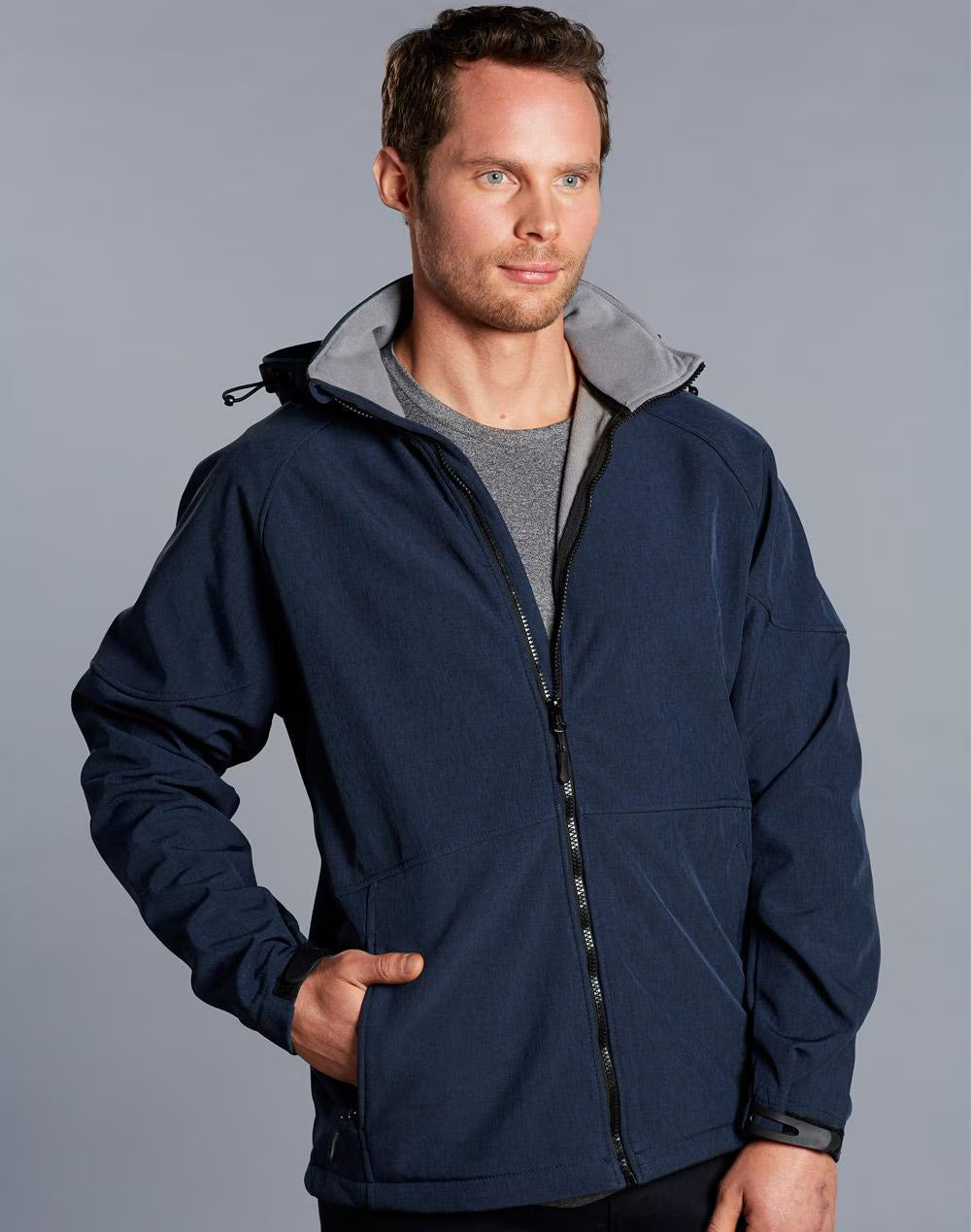 JK33 Aspen Softshell Hood Jacket Men's