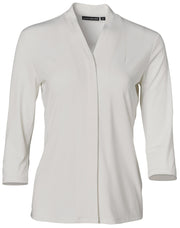 M8830 Ladies 3/4 Sleeve Stretch Knit Top Isabel