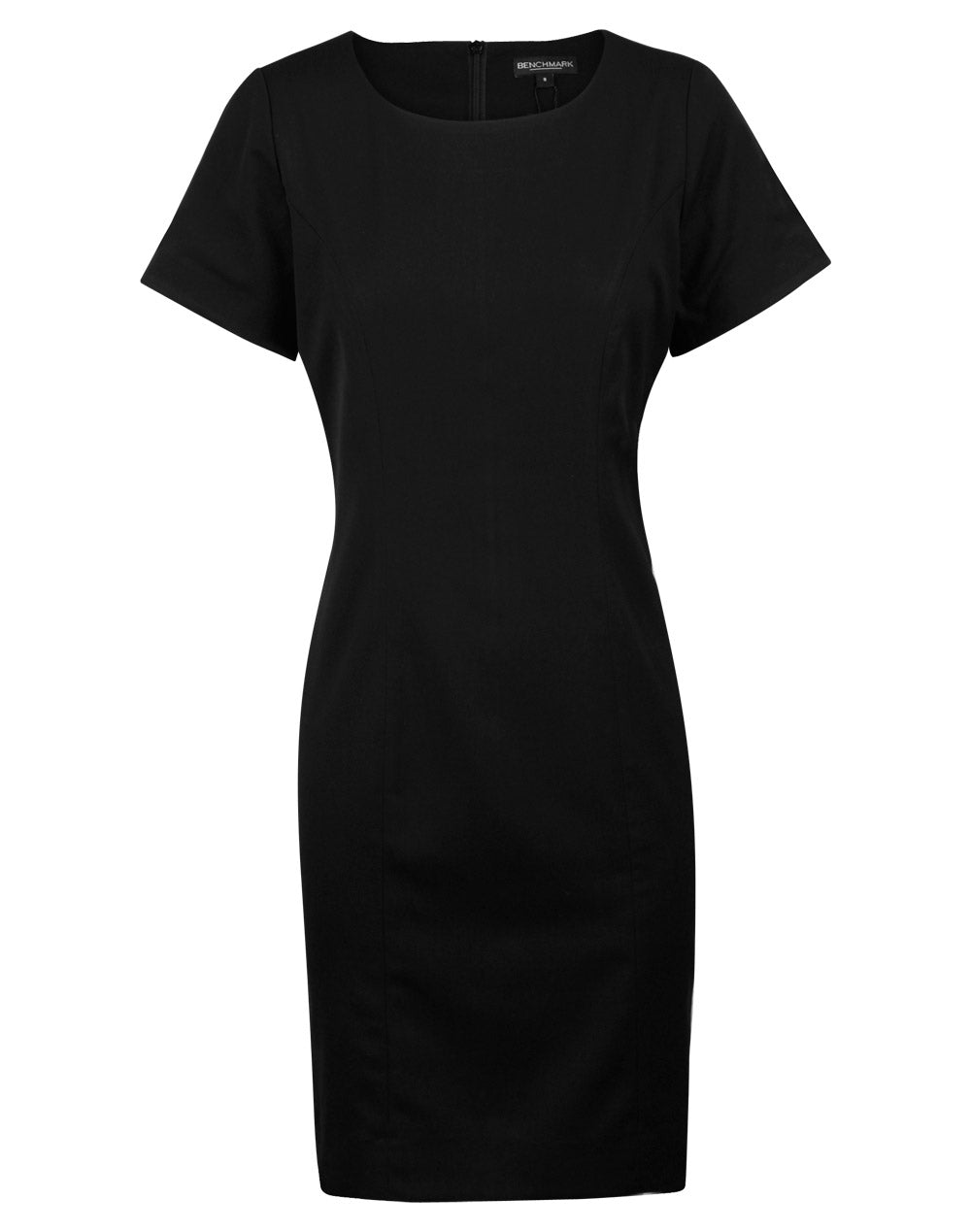 M9282 Ladies’ Poly/Viscose Stretch Short Sleeve Dress