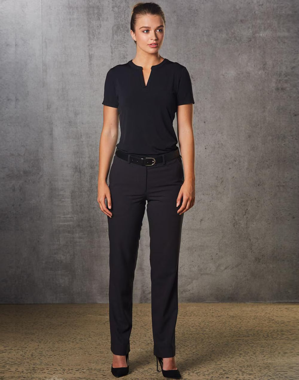 M9440 Women's Poly/Viscose Stretch Flexi Waist Pants