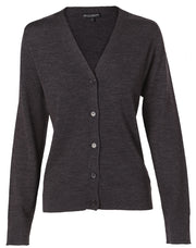 M9602 Women’s V-Neck Long Sleeve Cardigan