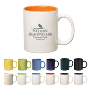 MUGD7125 325ml Coloured Stoneware Mug With C-Handle