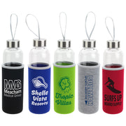 OC9390 600ml Jupiter Glass Bottle with Neoprene Sleeve