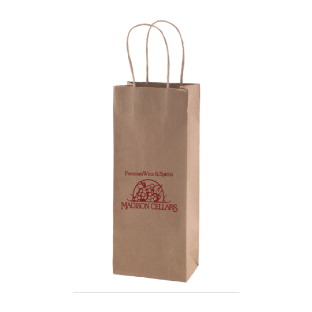 OCBMS423 50% Recycled Natural Kraft Shopping Bag