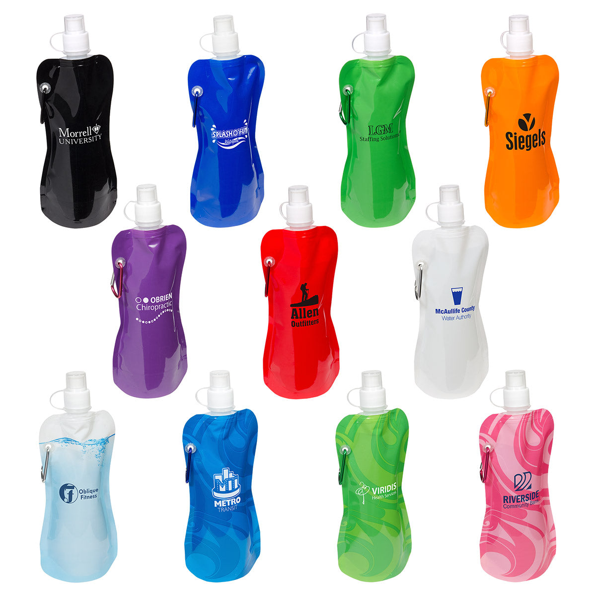 OCDR10 Flex Water Bottle with Carabiner