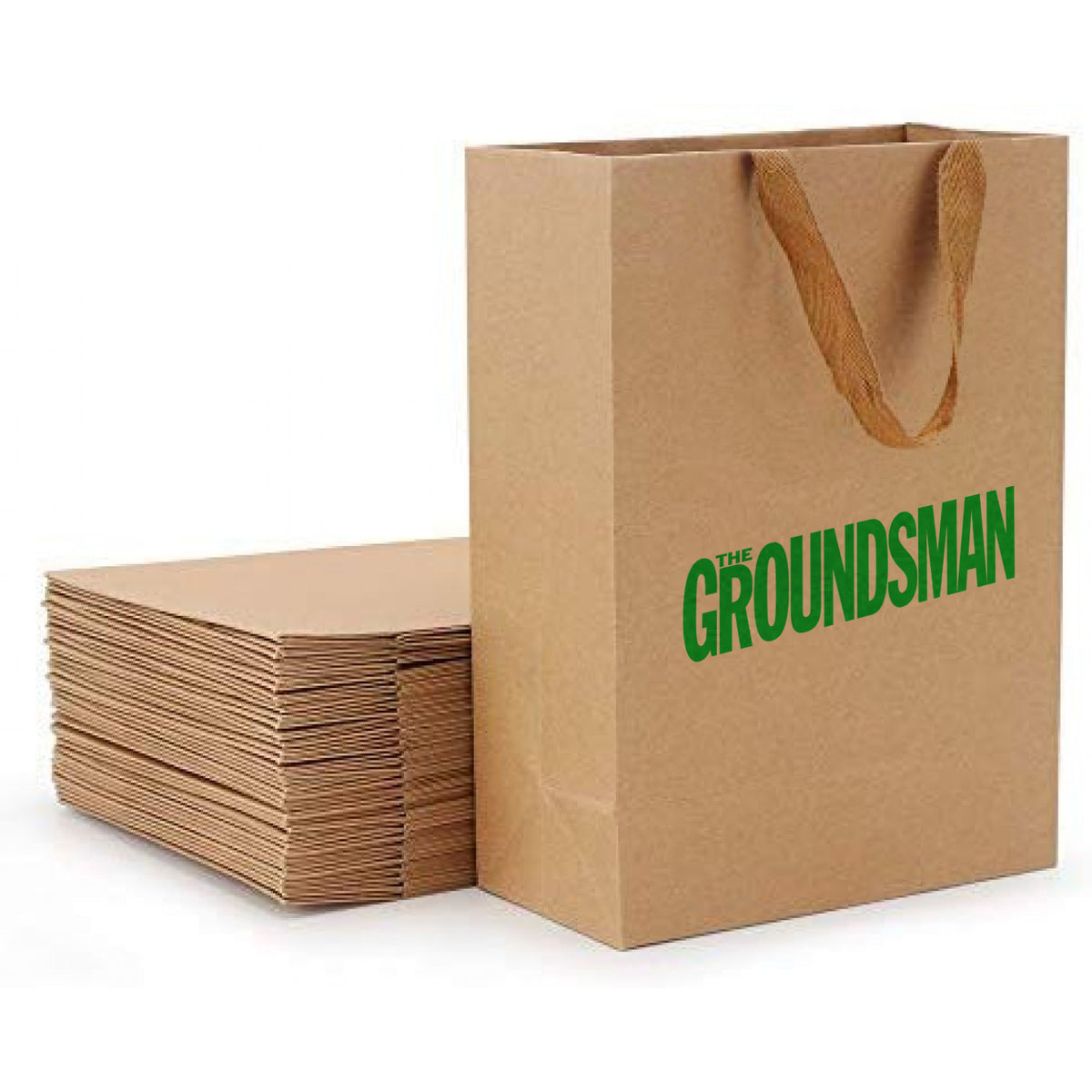 OCPB800 100% Recycled Paper Bag with Paper Webbed Handle
