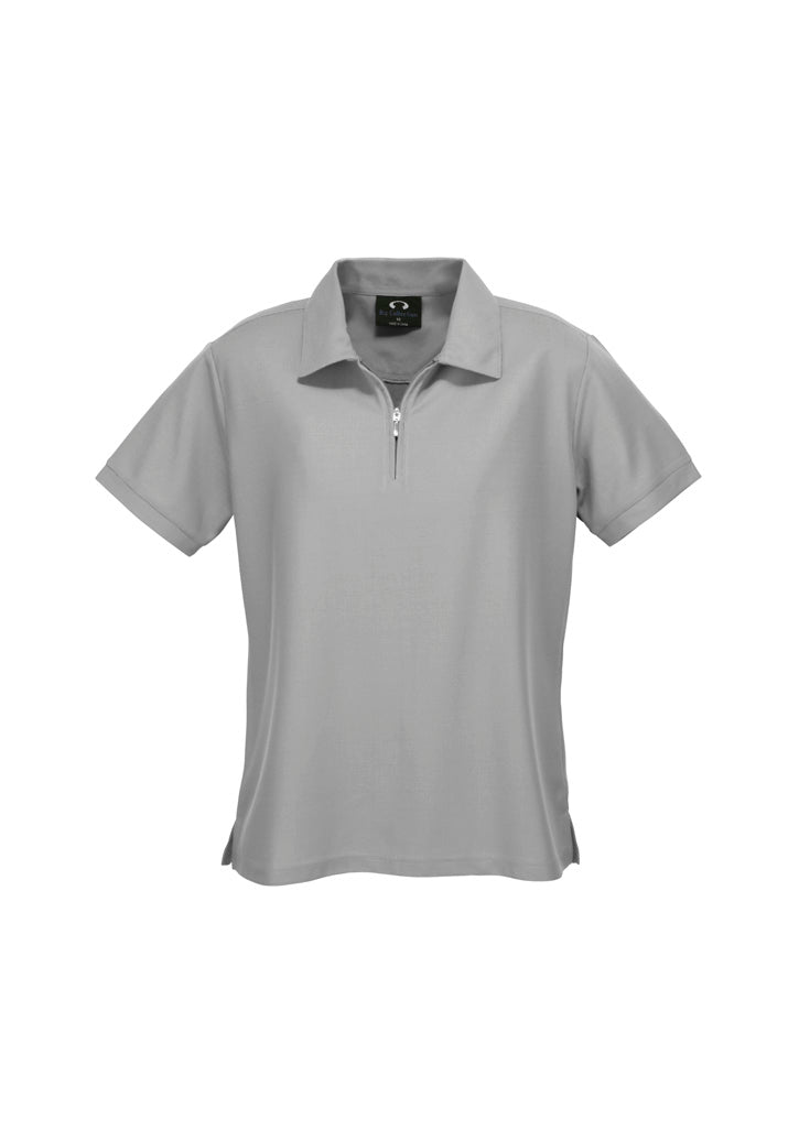 Micro Womens Waffle Short Sleeve Polo