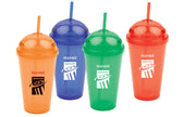 PLAD01 Plastic Cups with Domed Cap