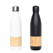 PS2010 Bondi Vacuum Bottle with Bamboo Accent