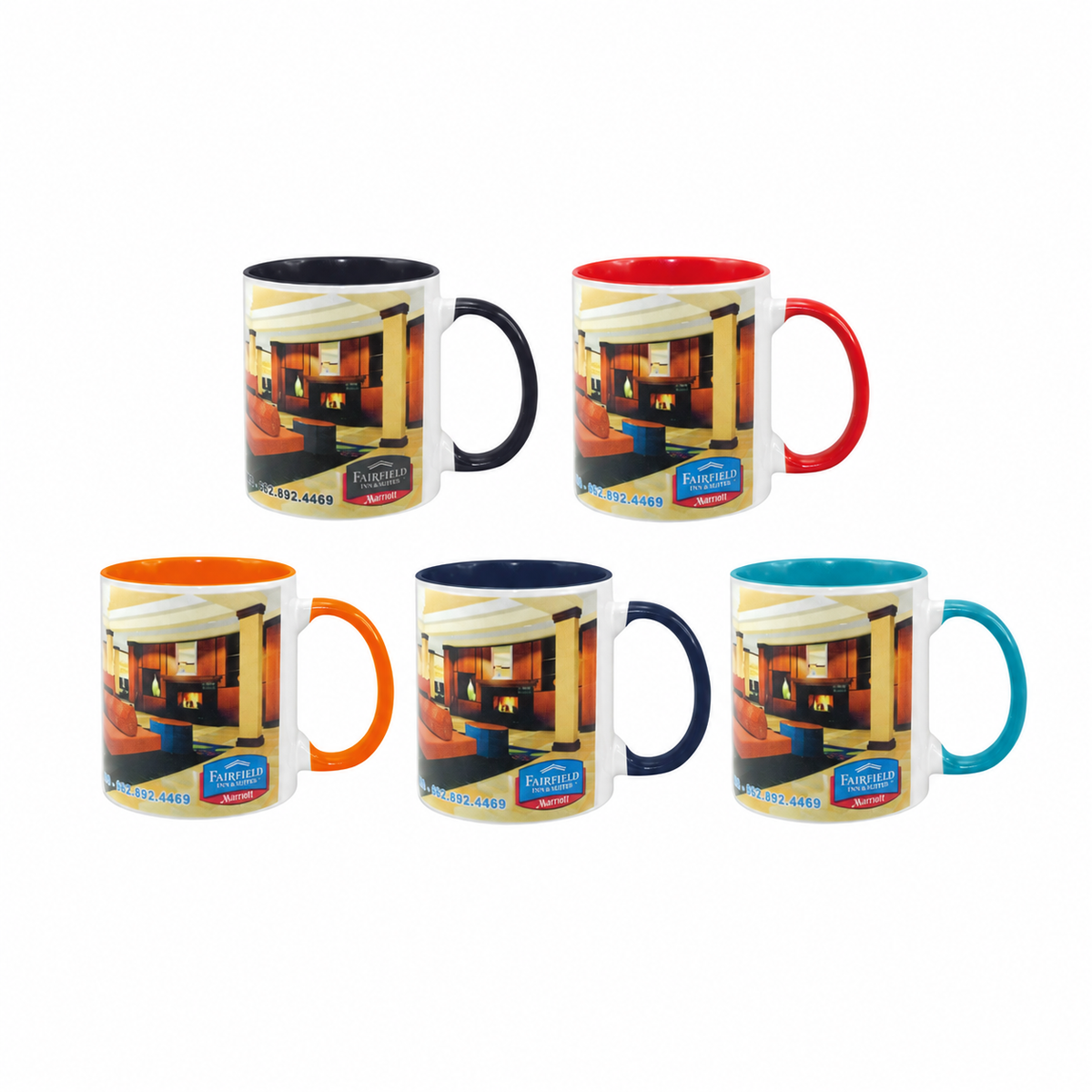 PS2502  Two Tone Sublimation Mug 330ml