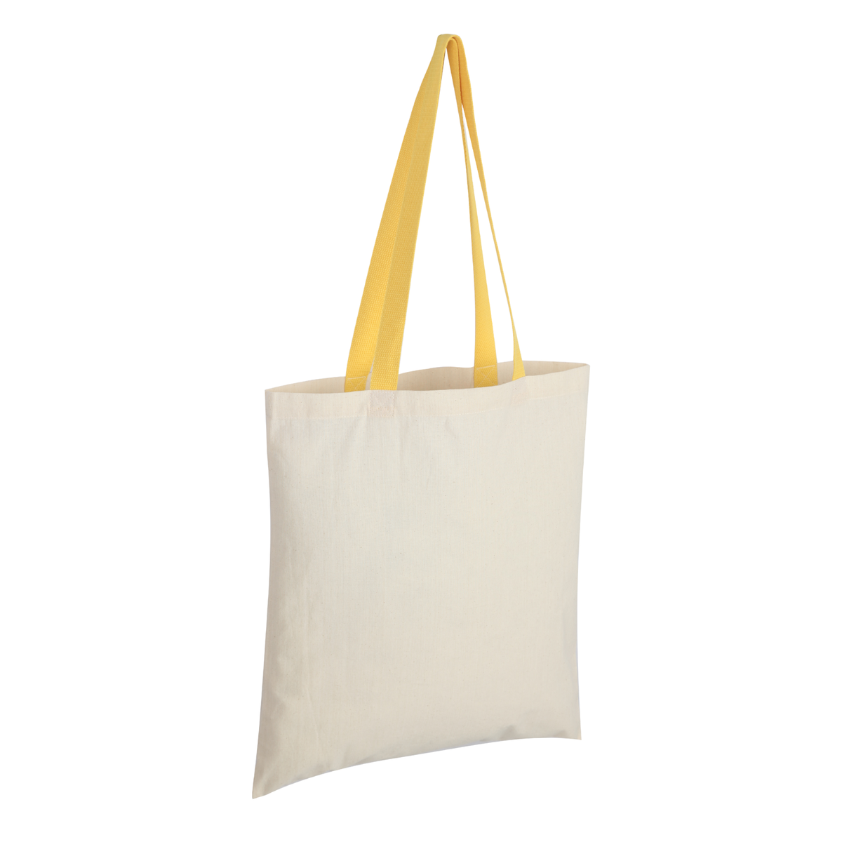 PS4119 Accent Cotton Tote Bag with Coloured Handles