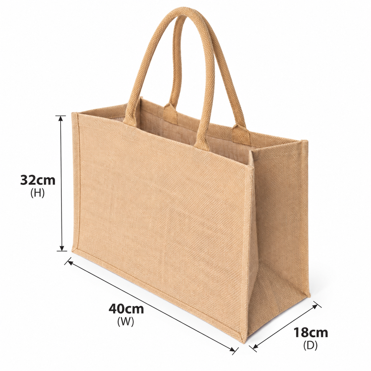 PS4506 Laminated Jute Supermarket Bag