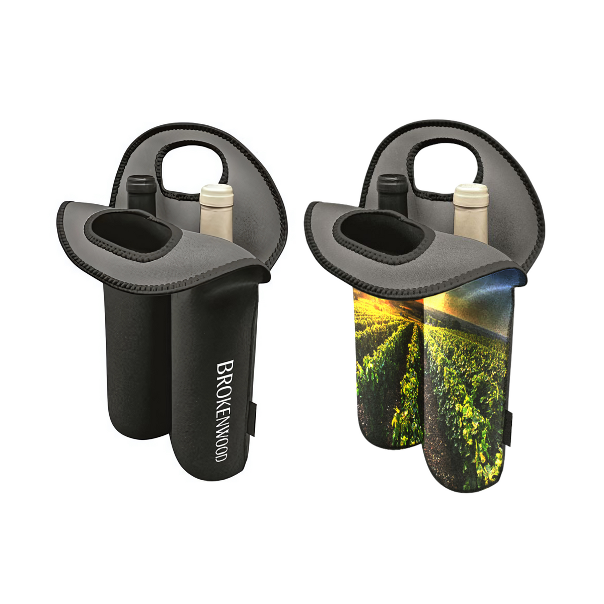 PS8122 Neoprene Twin Wine Bottle Holder