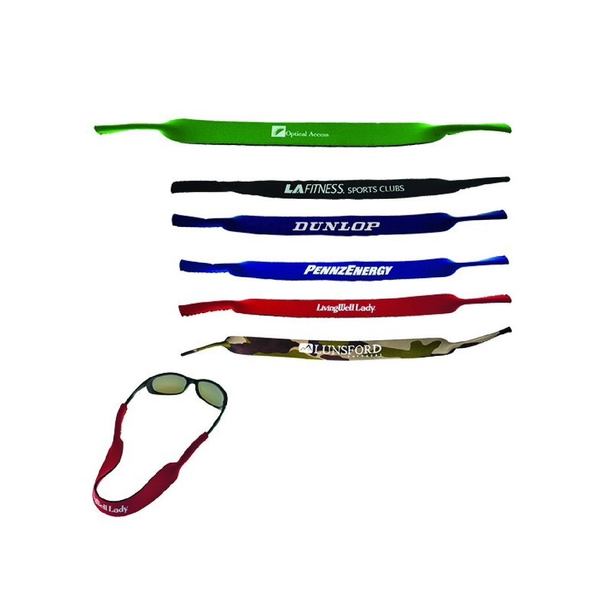Sublimated Sunglasses Strap