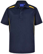 PS93K Kids Sustainable Poly/Cotton Contrast Short Sleeve Polo