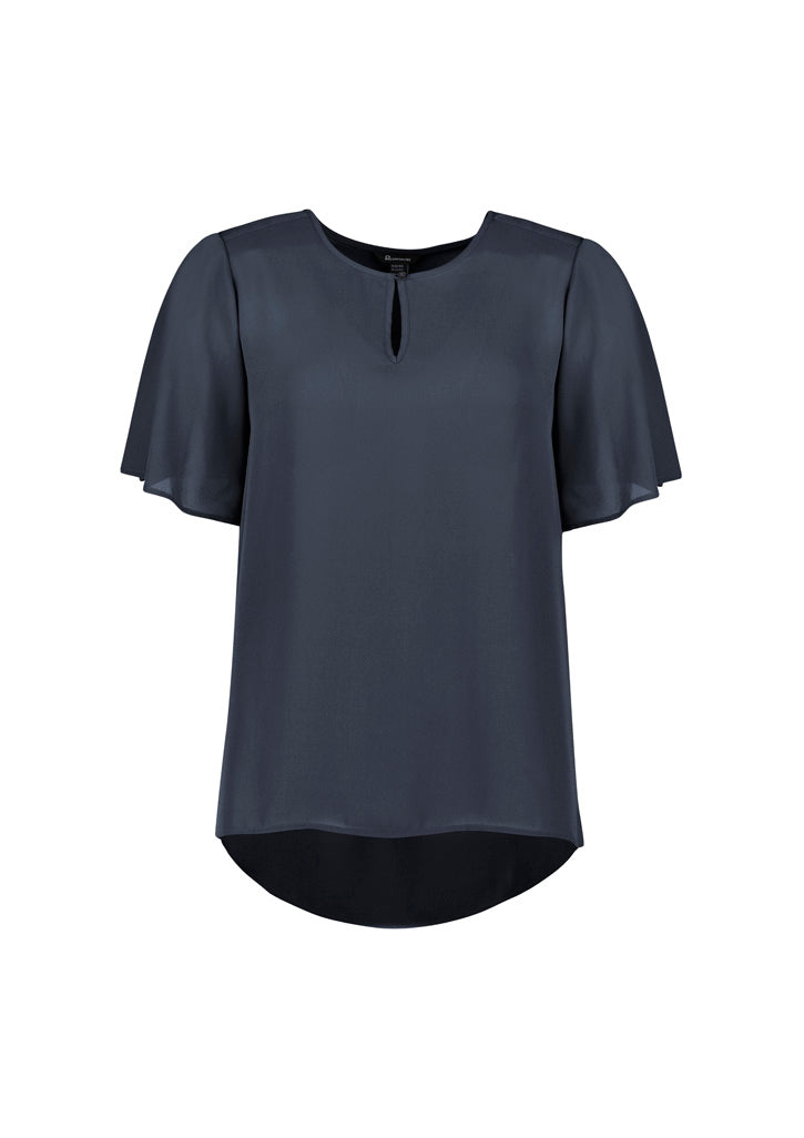 Vienna Womens Short Sleeve Blouse