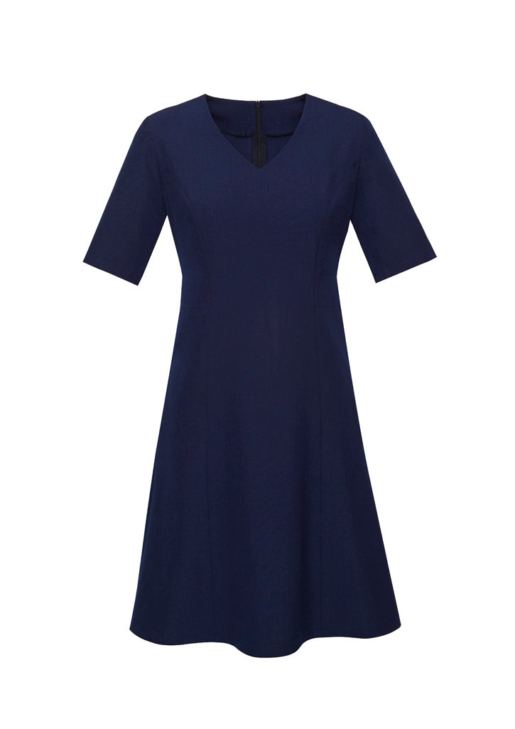 Siena Womens Extended Short Sleeve Dress