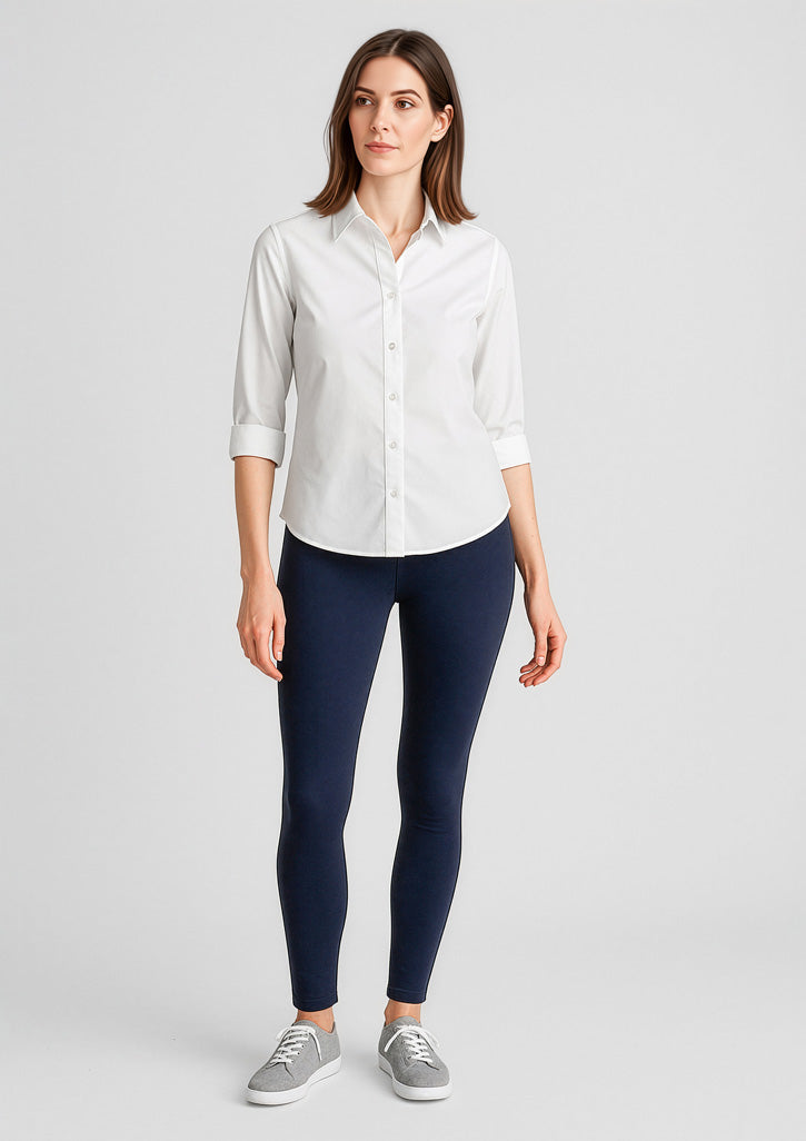 Scuba Ponte Womens High-Rise Pull-On Corporate Legging