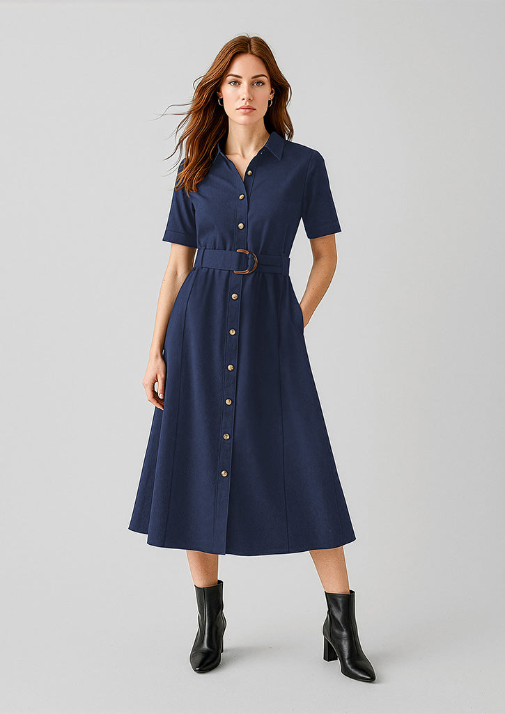 Adele Womens Midi Dress