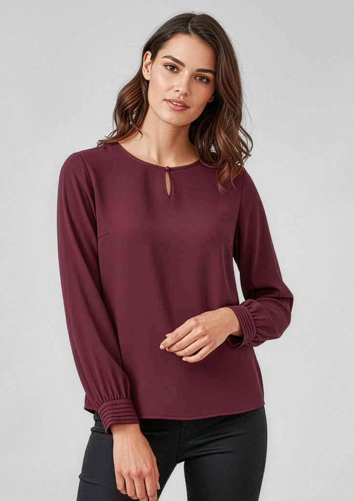 Evelyn Womens Long Sleeve Blouse