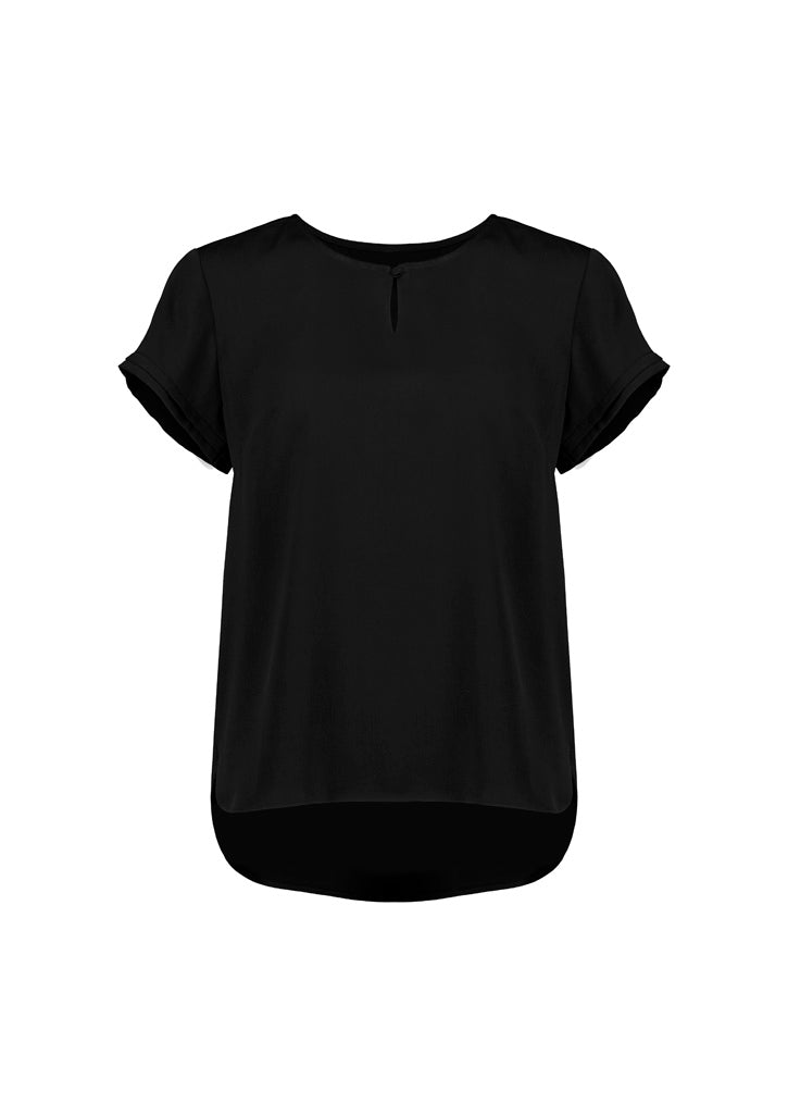 Evelyn Womens Short Sleeve Blouse