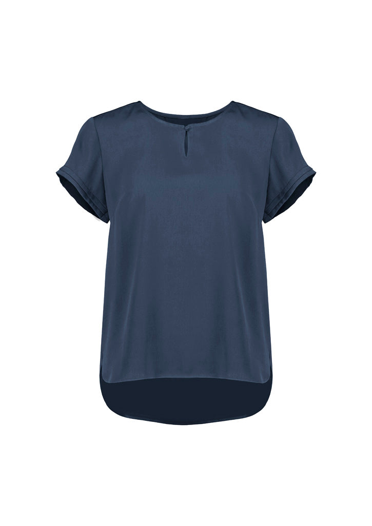 Evelyn Womens Short Sleeve Blouse