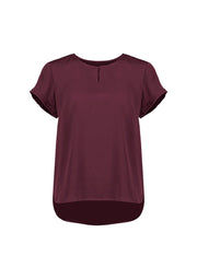 Evelyn Womens Short Sleeve Blouse