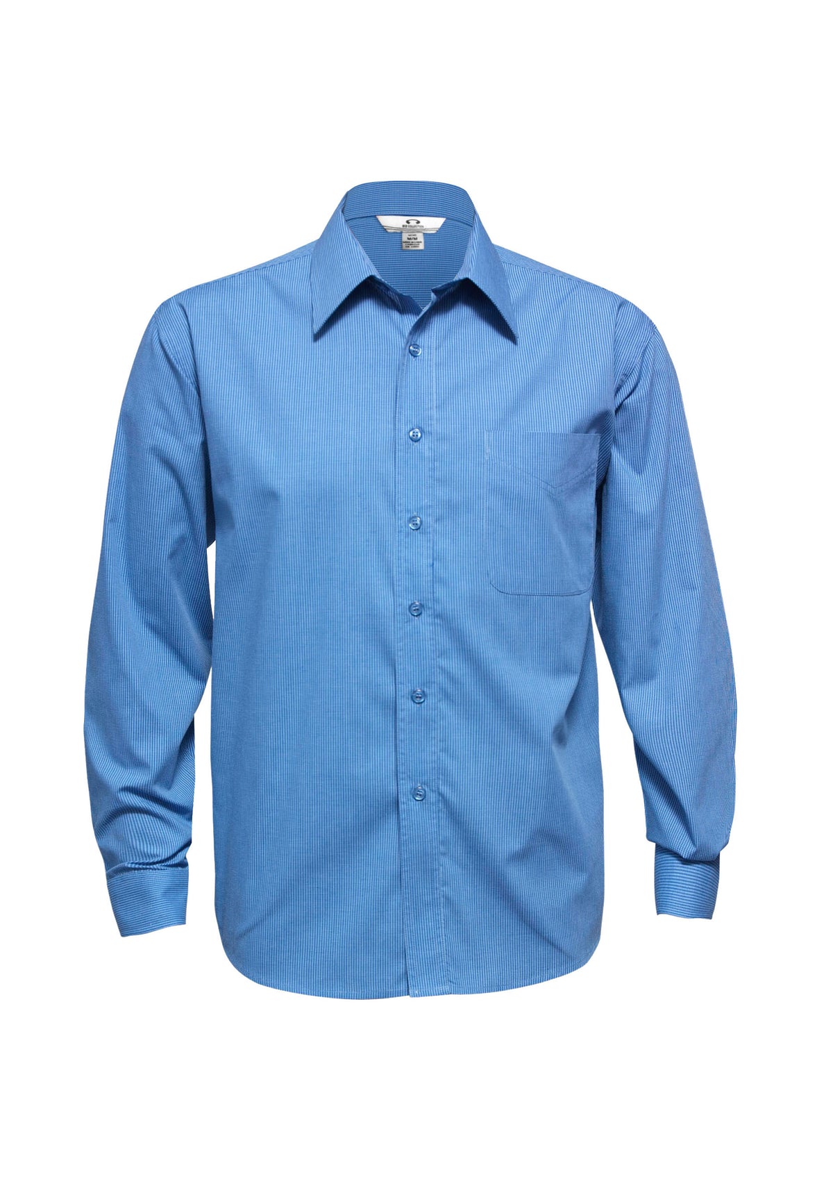Micro Mens Check Long Sleeve Shirt