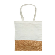 Nevada Cotton Calico Bag with Cork
