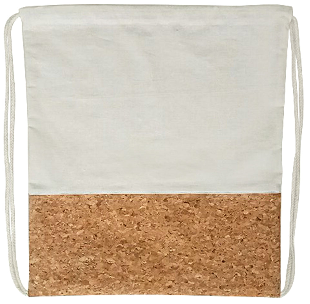 Denver Cotton Calico Bag with Cork